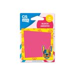 Bloco Adesivo Colorido (Stick Notes Pop Music e Dog) 75 x 75 mm com 20 folhas - Cis