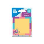 Bloco Adesivo Colorido (Stick Notes Pop Music e Dog) 75 x 75 mm com 20 folhas - Cis