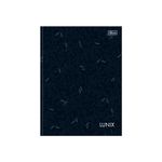 Caderno 1/4 Lunix (Azul, Preto, Rosa e Roxo) Brochura Costurado Capa Dura 14 x 20 cm 80 Folhas - Tilibra