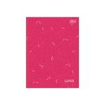 Caderno 1/4 Lunix (Azul, Preto, Rosa e Roxo) Brochura Costurado Capa Dura 14 x 20 cm 80 Folhas - Tilibra