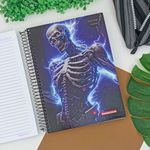 Caderno Espiral Capa Dura Universitário 20 Matérias Dark Day 20 x 27,5 cm 400 Folhas - Panamericana