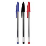 Caneta Esferográfica Cristal Média 1.0 mm (Azul Preto Verde Vermelho) - Bic
