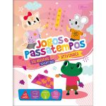 Caderno de Alfabetização Jogos e Passatempos 8 Folhas 18,9 x 24,9 cm - Tilibra