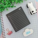 Bloco de Anotações Tilembrete 80 mm x 91 mm Checklist Preto - Tilibra