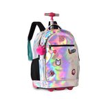Mochila de Rodinha Holográfica Rebecca Bonbon RB2481 - Clio