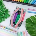 Estojo / Necessaire Retangular Cristal Candy - Fizz