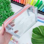 Estojo / Necessaire Retangular Cristal Candy - Fizz