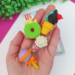 Borracha Mini Fofuras e Doces Cores Sortidas - Importado
