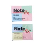 Bloco Adesivo 4 Cores 38 mm x 50 mm 100 Folhas Note Fix