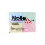 Bloco Adesivo 4 Cores 38 mm x 50 mm 100 Folhas Note Fix