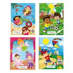 Caderno Brochura Capa Dura Caligrafia Pimpolhos 19 x 24,8 cm 40 Folhas - São Domingos