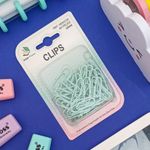 Clips Tom Pastel (Lilás, Verde Água e Rosa) 60 Unidades 28 mm HE63720 - Interponte