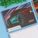Caderno Cartografia e Desenho Milimetrado Espiral Silver Tuning 60 Folhas 27,5 x 20 cm - São Domingos