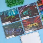 Caderno Cartografia e Desenho Milimetrado Espiral Silver Tuning 60 Folhas 27,5 x 20 cm - São Domingos