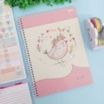 Caderno Universitário 1 Matéria So Cute 80 folhas - São Domingos