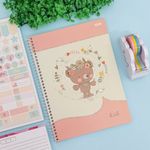 Caderno Universitário 1 Matéria So Cute 80 folhas - São Domingos