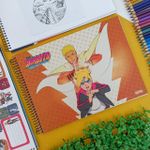 Caderno Cartografia Espiral Boruto 60 Folhas Capa Dura - São Domingos