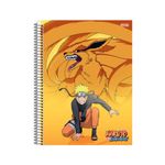 Caderno Espiral Universitário Naruto 10 Matérias 20 x 27,5 cm 160 Folhas - São Domingos