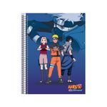 Caderno Espiral Universitário Naruto 10 Matérias 20 x 27,5 cm 160 Folhas - São Domingos
