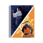 Caderno Espiral Universitário Naruto 10 Matérias 20 x 27,5 cm 160 Folhas - São Domingos
