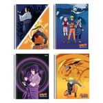 Caderno Espiral Universitário Naruto 10 Matérias 20 x 27,5 cm 160 Folhas - São Domingos