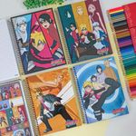 Caderno Universitário Espiral Boruto 10 Matérias 20 x 27,5 cm 160 Folhas - São Domingos