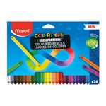 Lápis de Cor Triangular Infinito ColorPeps Infinity 24 Cores - Maped