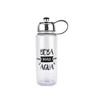 Garrafa Plástica 750 ml Tampa Dourada e Prata com Frases  750ml - Weeze