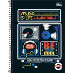 Caderno Universitário Pepper Masculino 20 Matérias 320 Folhas - Tilibra