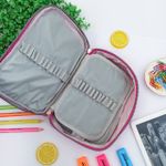 Estojo Box Rosa 100 Pens Jumbo com 1 Divisória - Daterra