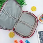 Estojo Box Vermelho 100 Pens Jumbo com 1 Divisória - Daterra