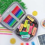 Estojo Box Lilás 100 Pens Jumbo com 1 Divisória - Daterra