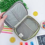 Estojo Box Verde Oliva 100 Pens Jumbo com 1 Divisória - Daterra
