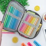 Estojo Box Verde Claro 100 Pens Jumbo com 1 Divisória - Daterra
