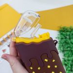 Garrafa Plástica 240 ml Picolé com Adesivos (Carinha Amarela, Carinha Branca, Chocolate, Melancia e Morango) - Interponte