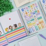 Caderno Universitário Espiral Capa Dura Snoopy Connect 1 Matéria 20 x 27,5 cm 80 Folhas - Tilibra