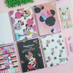 Caderno Universitário Espiral Capa Dura Minnie Mouse Connect 1 Matéria 20 x 27,5 cm 80 Folhas - Tilibra