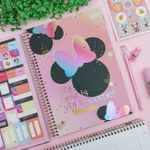 Caderno Universitário Espiral Capa Dura Minnie Mouse Connect 1 Matéria 20 x 27,5 cm 80 Folhas - Tilibra