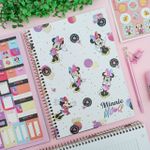 Caderno Universitário Espiral Capa Dura Minnie Mouse Connect 1 Matéria 20 x 27,5 cm 80 Folhas - Tilibra