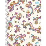 Caderno Universitário Colorido D+ 12 Matérias 240 Folhas 20 x 27,5 cm - Tilibra