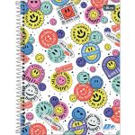 Caderno Universitário Colorido D+ 12 Matérias 240 Folhas 20 x 27,5 cm - Tilibra