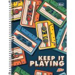 Caderno Universitário Colorido D+ 12 Matérias 240 Folhas 20 x 27,5 cm - Tilibra