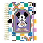 Caderno Universitário Smart Mickey 20 x 27,5 cm 80 Folhas - DAC