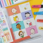 Caderno Universitário Espiral Capa Dura Snoopy Connect 10 Matérias 160 Folhas 20 x 27,5 cm - Tilibra