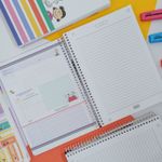Caderno Universitário Espiral Capa Dura Snoopy Connect 10 Matérias 160 Folhas 20 x 27,5 cm - Tilibra