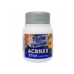 Tinta para Tecido 37 ml Preto ou Branco - Acrilex