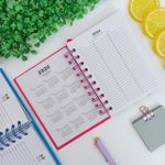 Agenda 2024 Executiva Colorida Frutas 10 x 14,1 cm 168 Folhas - Interponte
