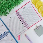 Agenda 2024 Executiva Colorida Frutas 10 x 14,1 cm 168 Folhas - Interponte