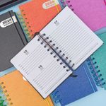 Agenda 2024 Espiral Colorida 12,9 cm x 17,9 cm 168 Folhas - Interponte