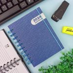 Agenda 2024 Espiral Colorida 12,9 cm x 17,9 cm 168 Folhas - Interponte